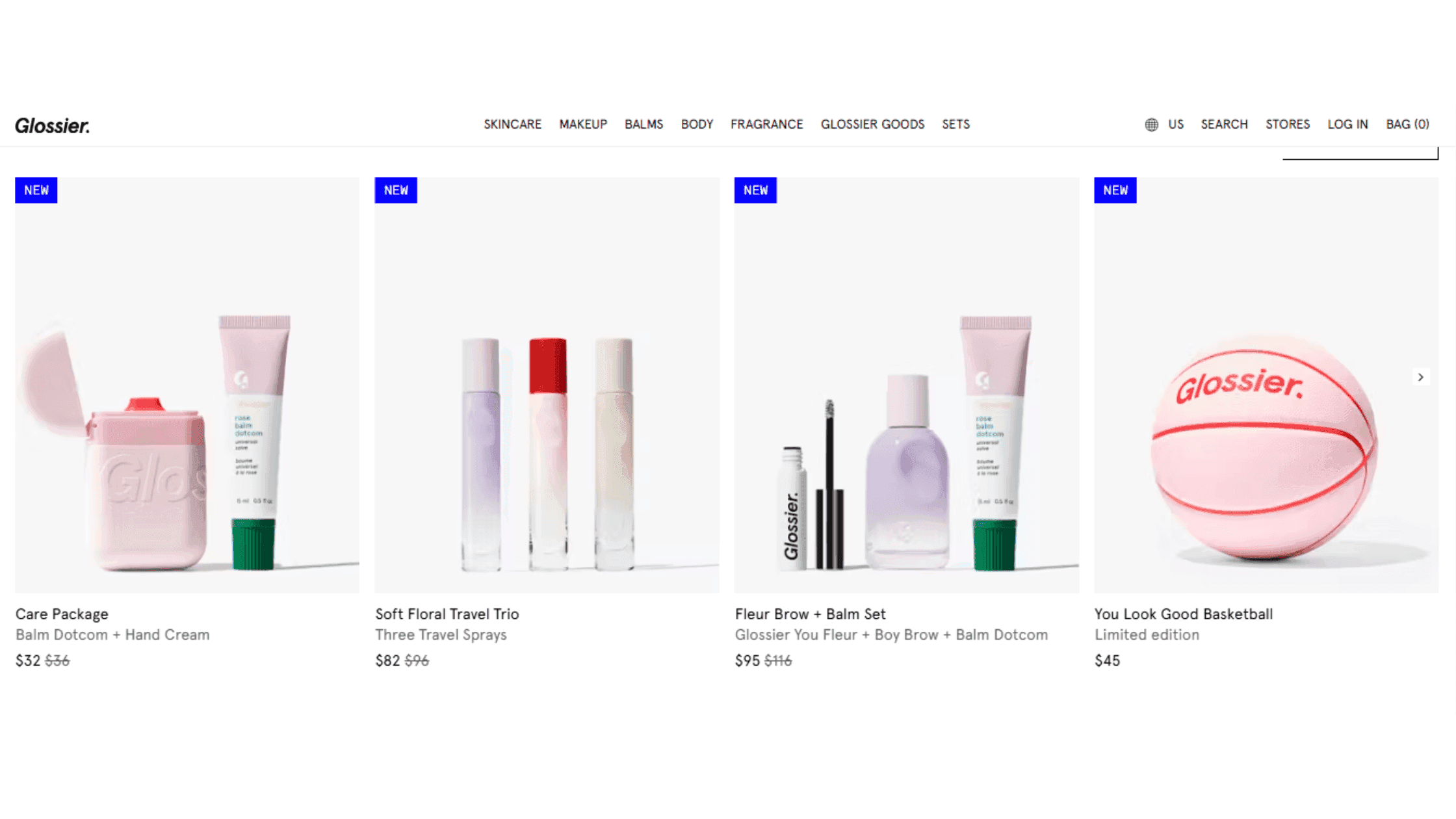 Glossier en Black Friday