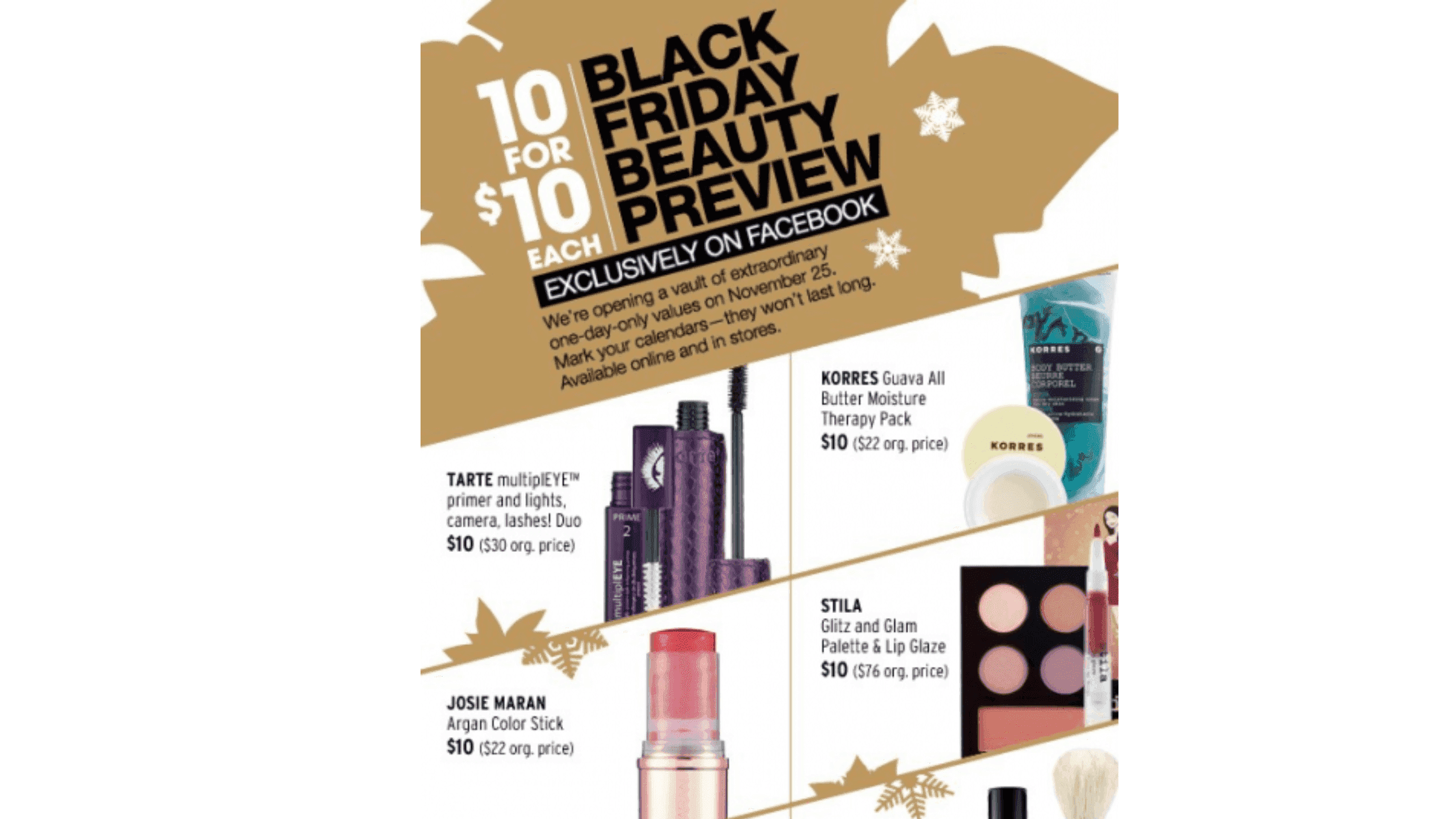 Campaña de Black Friday de Sephora
