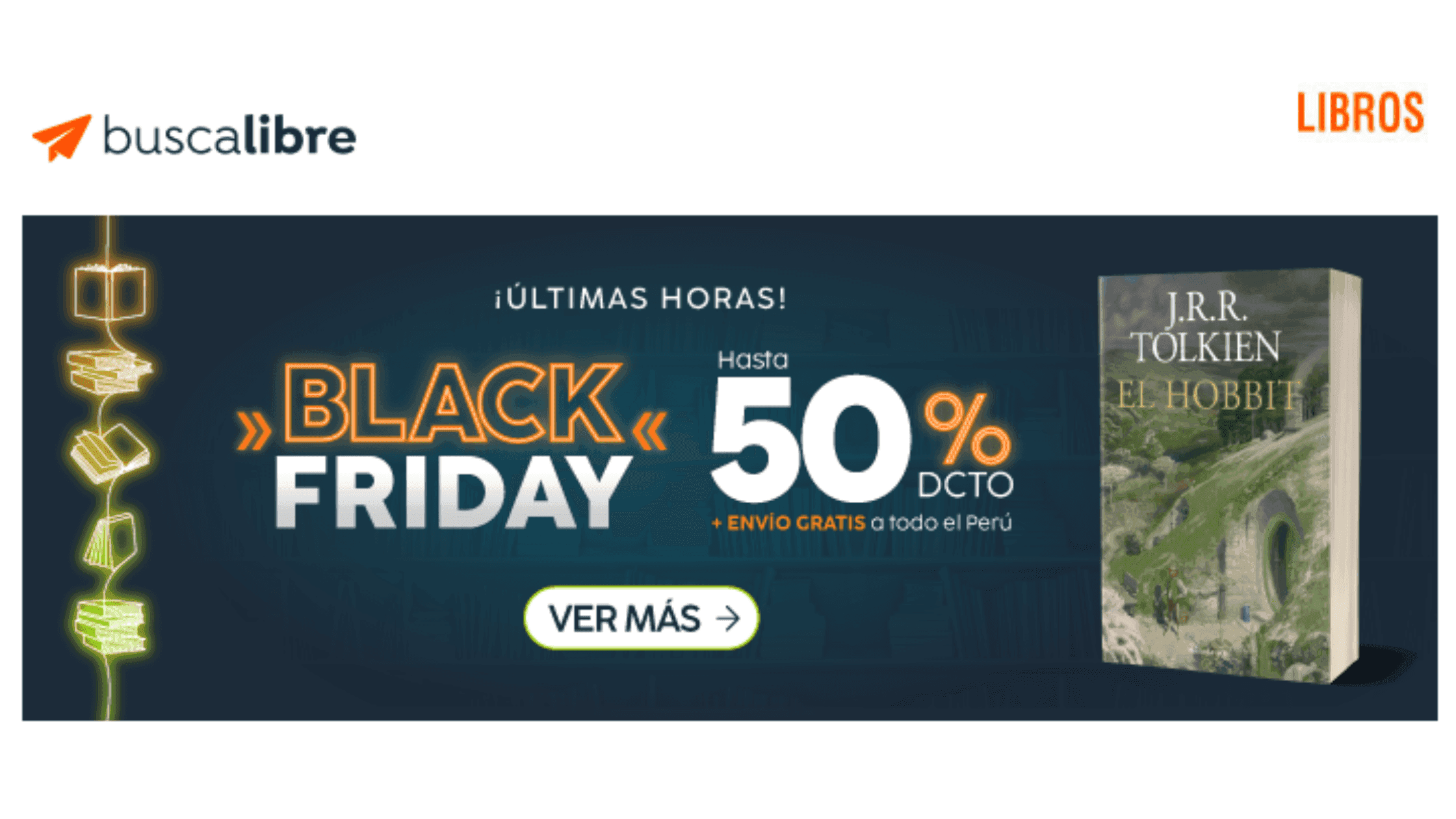 example of a 50% off Black Friday campaign promotion
