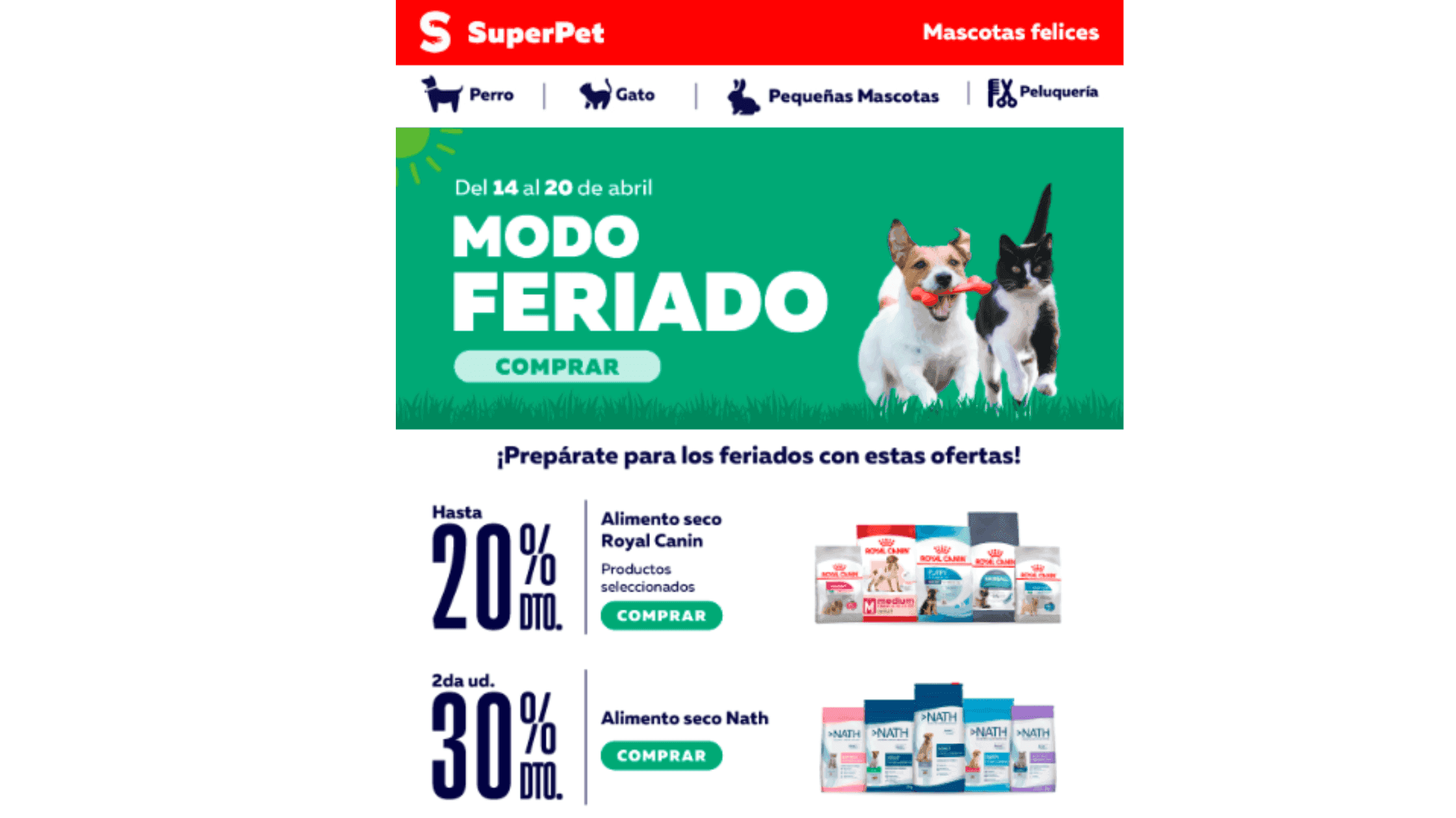 SuperPet sales promotion example